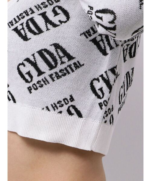 GYDA（ジェイダ）の「GYDA POSH FADITAL ニットカーディガン（カーディガン/ボレロ・レディース・オフホワイト/ブラック/スカイブルー・FREE）」の13枚目の写真