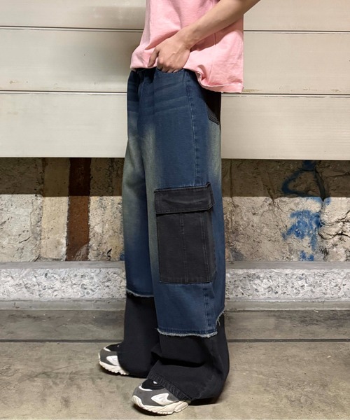 sedacle(セダクル)の「ドッキングカーゴデニム(デニムパンツ・メンズ・ブラック/インディゴブルー・SMALL/MEDIUM/LARGE)」の17枚目の写真