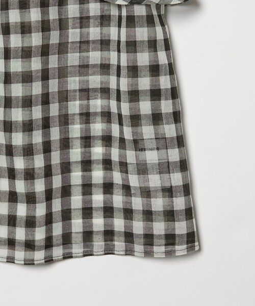 EMMEL REFINES（エメルリファインズ）の「＜EMMEL REFINES＞EM ギンガムチェック 2WAY ブラウス（シャツ/ブラウス・レディース・オフホワイト/ライトブルー・FREE）」の21枚目の写真