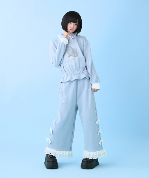 hauls はうるず　カットソー Amazon.co.jp: Hauls はうるず こすもぱいん コラボ ロンTEE