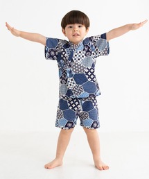 babybaby(ベイビーベイビー)の【Your'sArmyWorld/ユアーアーミーワールド】家紋柄甚平90-95(浴衣)