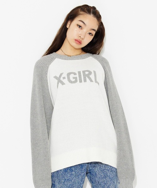 X-girl ライリー着用 X-girl ライリー着用 X-girl × Lee コラボレーション