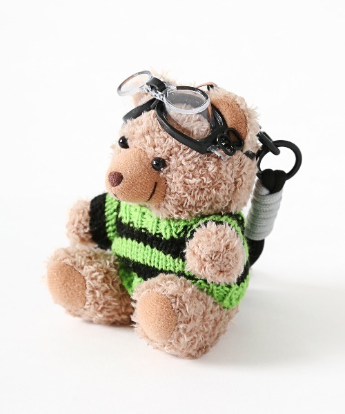 crossi（クロッシー）の「パイロットテディベアぬいぐるみチャーム（チャーム・レディース・ベージュ/ベージュ系その他3/ベージュ系その他2・FREE）」の12枚目の写真