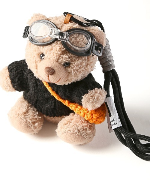 crossi（クロッシー）の「パイロットテディベアぬいぐるみチャーム（チャーム・レディース・ベージュ/ベージュ系その他3/ベージュ系その他2・FREE）」の15枚目の写真