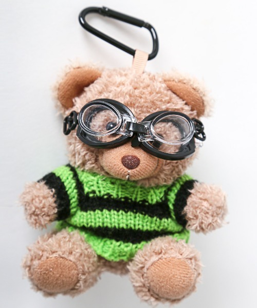 crossi（クロッシー）の「パイロットテディベアぬいぐるみチャーム（チャーム・レディース・ベージュ/ベージュ系その他3/ベージュ系その他2・FREE）」の17枚目の写真