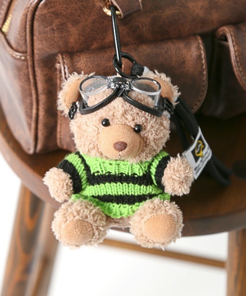 crossi（クロッシー）の「パイロットテディベアぬいぐるみチャーム（チャーム・レディース・ベージュ/ベージュ系その他3/ベージュ系その他2・FREE）」の18枚目の写真