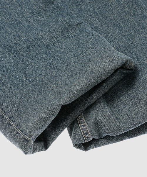DAIRIKU（ダイリク）の「Docking Wide＆Straight Denim Pants（デニムパンツ・メンズ・ブラック/インディゴブルー・29(M)）」の5枚目の写真