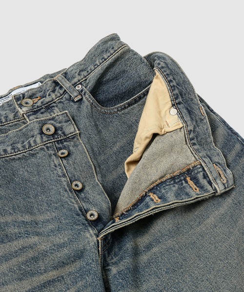 DAIRIKU（ダイリク）の「Docking Wide＆Straight Denim Pants（デニム