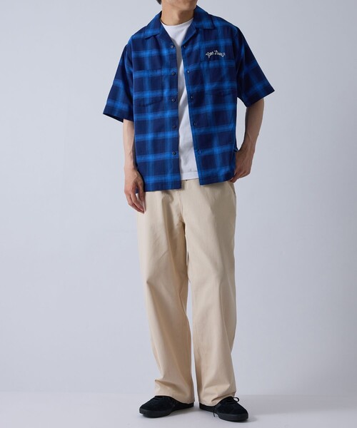 BEN DAVIS（ベンデイビス）の「【BENDAVIS別注】j.n.r.d/オンブレーチェックシャツ（シャツ/ブラウス・メンズ・ブルー/ブラック/オレンジ・M/LL/L）」の11枚目の写真
