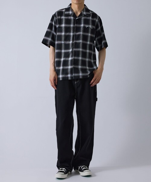 BEN DAVIS（ベンデイビス）の「【BENDAVIS別注】j.n.r.d/オンブレーチェックシャツ（シャツ/ブラウス・メンズ・ブルー/ブラック/オレンジ・M/LL/L）」の13枚目の写真