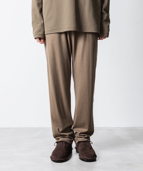 ATTACHMENT(アタッチメント)の「1/60 ウールスムース スリムフィット ラウンジトラウザーズ / 1/60 WOOL SMOOTH SLIM FIT LOUNGE TROUSERS(その他パンツ・メンズ・ネイビー/ブラック/キャメル・3/2/1)」の6枚目の写真