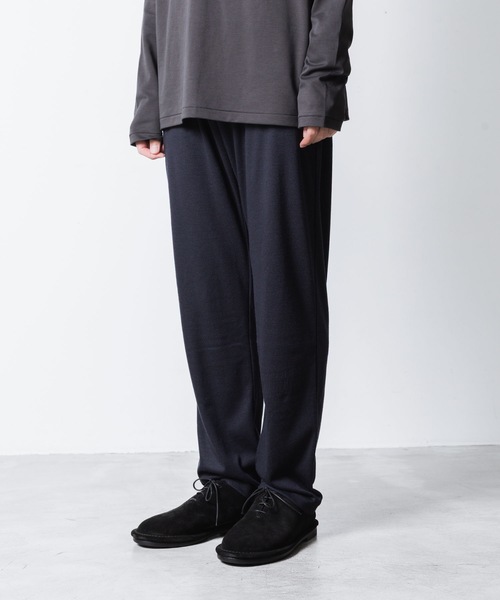 ATTACHMENT(アタッチメント)の「1/60 ウールスムース スリムフィット ラウンジトラウザーズ / 1/60 WOOL SMOOTH SLIM FIT LOUNGE TROUSERS(その他パンツ・メンズ・ネイビー/ブラック/キャメル・3/2/1)」の17枚目の写真