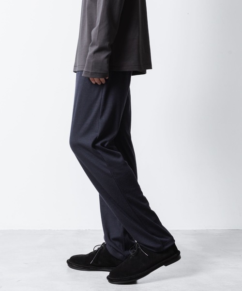 ATTACHMENT(アタッチメント)の「1/60 ウールスムース スリムフィット ラウンジトラウザーズ / 1/60 WOOL SMOOTH SLIM FIT LOUNGE TROUSERS(その他パンツ・メンズ・ネイビー/ブラック/キャメル・3/2/1)」の19枚目の写真