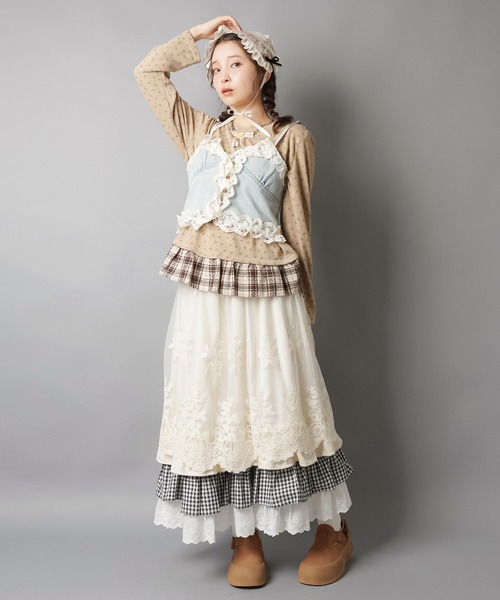 完成品販売♡プリンセススカート セール】prince/プリンス prince トラックスカート / ライン