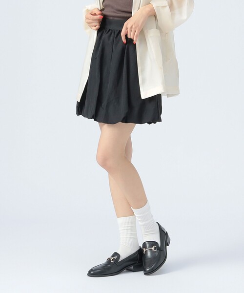 新作*Maxmara* コットンツイルミニスカート バルーンシルエット サテンバルーンミニスカート（スカート）｜NEUNA（ヌナ）の