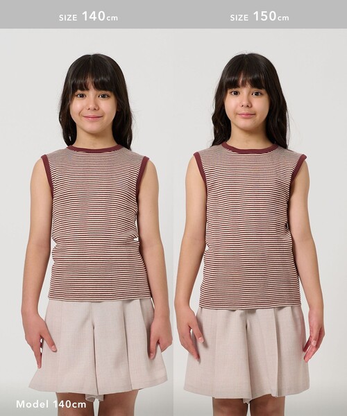 green label relaxing(グリーンレーベルリラクシング)の「【別注】<Robert P. Miller>タンクトップ / キッズ 140cm-160cm(タンクトップ・キッズ・ダークオレンジ/ライトピンク/オレンジ・140cm/150cm)」の9枚目の写真
