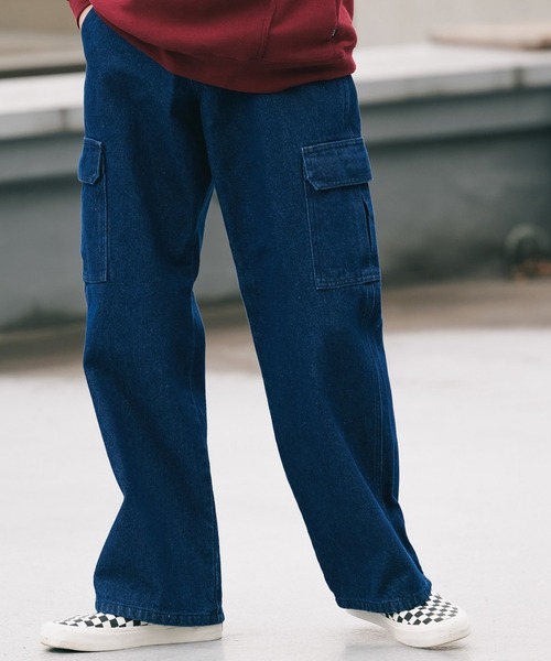 Dickies(ディッキーズ)の「▲Dickies/ディッキーズ 23214 MODEL DENIM CARGO PANT デニムパンツ(デニムパンツ・メンズ・ブルー/ブラック・36/34/28/32/30)」の12枚目の写真