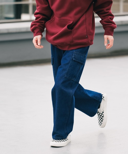 Dickies(ディッキーズ)の「▲Dickies/ディッキーズ 23214 MODEL DENIM CARGO PANT デニムパンツ(デニムパンツ・メンズ・ブルー/ブラック・36/34/28/32/30)」の14枚目の写真