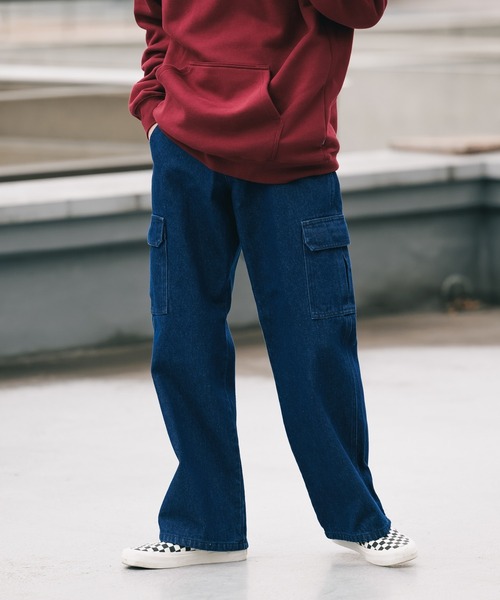 Dickies(ディッキーズ)の「▲Dickies/ディッキーズ 23214 MODEL DENIM CARGO PANT デニムパンツ(デニムパンツ・メンズ・ブルー/ブラック・36/34/28/32/30)」の13枚目の写真