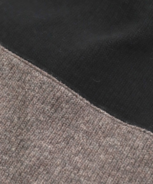 OMNIGOD（オムニゴッド）の「[OMNIGOD womens / オムニゴッド] ウーレンクォーター クルーネックセーター（ニット/セーター・レディース・ボルドー/ブラック・0）」の15枚目の写真