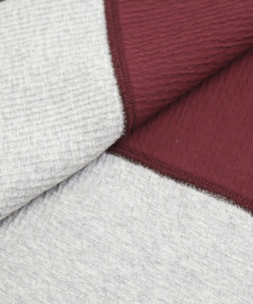 OMNIGOD（オムニゴッド）の「[OMNIGOD womens / オムニゴッド] ウーレンクォーター クルーネックセーター（ニット/セーター・レディース・ボルドー/ブラック・0）」の8枚目の写真