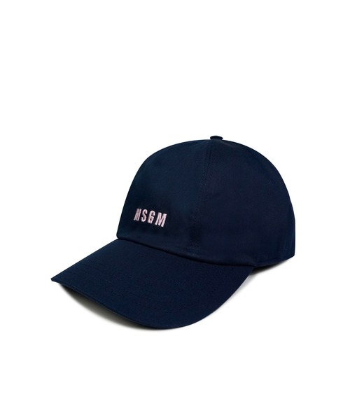 MSGM(エムエスジーエム)の「【NEW】アイコニックミニロゴ ベースボールキャップ(キャップ・レディース・ネイビー/ブラック・FREE)」の1枚目の写真