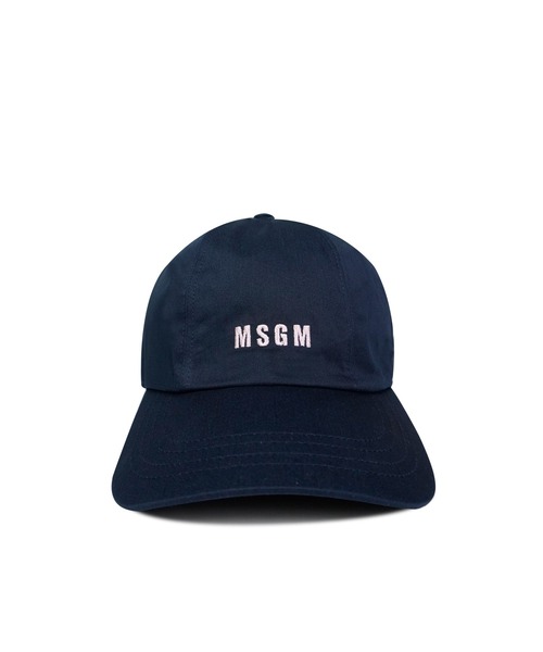 MSGM(エムエスジーエム)の「【NEW】アイコニックミニロゴ ベースボールキャップ(キャップ・レディース・ネイビー/ブラック・FREE)」の3枚目の写真