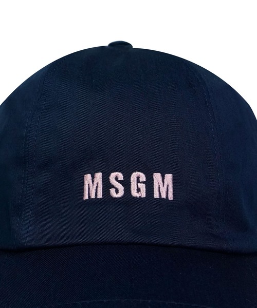 MSGM(エムエスジーエム)の「【NEW】アイコニックミニロゴ ベースボールキャップ(キャップ・レディース・ネイビー/ブラック・FREE)」の5枚目の写真