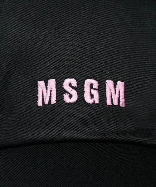 MSGM(エムエスジーエム)の「【NEW】アイコニックミニロゴ ベースボールキャップ(キャップ・レディース・ネイビー/ブラック・FREE)」の8枚目の写真