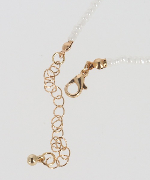 anap mimpi(アナップミンピ)の「4set ビーズ フラワー モチーフ ネックレス セット(ネックレス・レディース・ホワイト・FREE)」の12枚目の写真