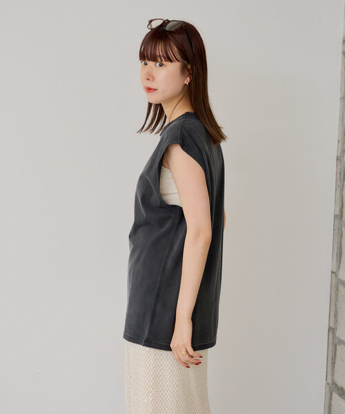 【キャサリン3000】SAPEur タンクトップ UNISEX/2サイズ展開】サンフェードスリーブレスTシャツ(タンク