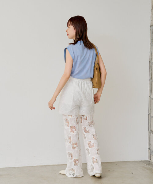 WHIMSIC(ウィムジック)の「*【WHIMSIC/2サイズ展開】サンフェードスリーブレスTシャツ(タンクトップ・メンズ・ホワイト/チャコールグレー/ブルー・1/2)」の22枚目の写真