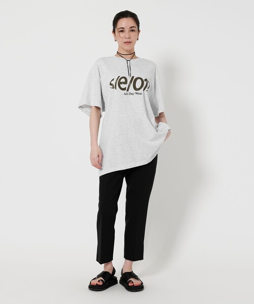 【別注】＜s/e/o＞ロゴ Tシャツ ユナイテッドアローズ MARW UNITED ARROWS＞ベーシック クルーネック Tシャツ ‐汗ジミ