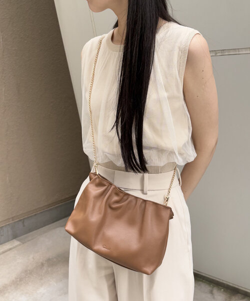 gemeil（ジェムイル）の「2wayギャザーチェーンバッグ(PT-233