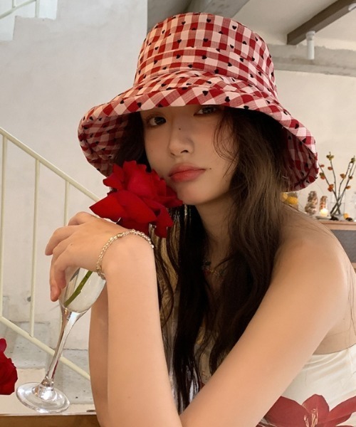 アリシアスタン　パケットハット　RED ALEXIA STAM ハット レッド red ALEXIA STAM Terry Bucket Hat レッド
