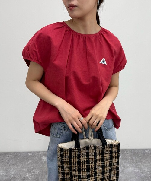 fredy emue(フレディエミュ)の「【GEVACO/ゲバコ】リネンフレンチスリーブブラウス(シャツ/ブラウス・レディース・レッド/ネイビー/オフホワイト/ブラック系その他・38)」の21枚目の写真