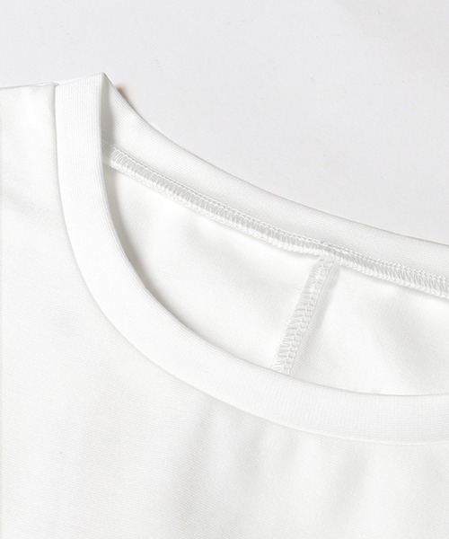 coca(coca)(コカ)の「肩フリルノースリーブTシャツ(Tシャツ/カットソー・レディース・ホワイト・M/L/S)」の10枚目の写真