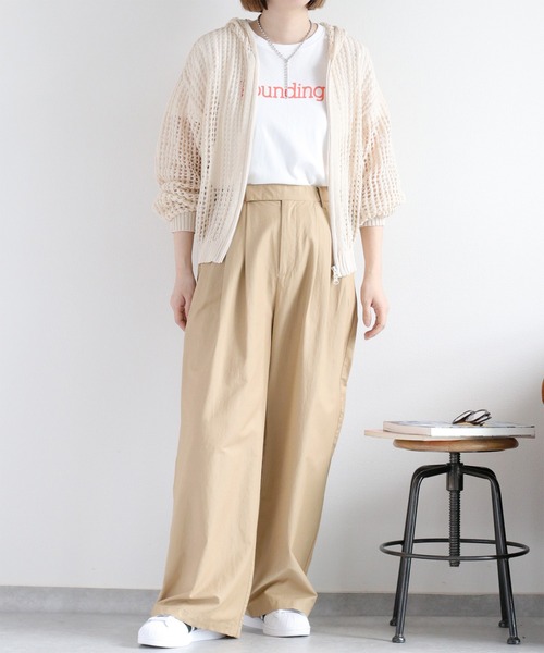 cepo（セポ）の「メッシュジップパーカー（パーカー・レディース・ブラック/オフホワイト/ブルー・M）」の11枚目の写真