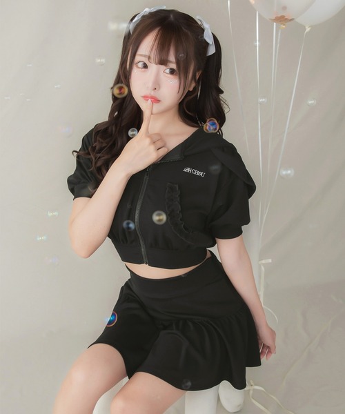 h.naoto トップス　FRILL フリル　パーカー Yahoo!オークション -「h.naoto frill」の落札相場・落札価格