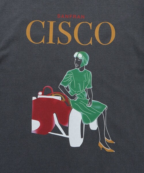jj mercer(ジェイジェイマーサー)の「《別注》【J.J Mercer/ジェイジェイ マーサー】CISCO(Tシャツ/カットソー・メンズ・スミクロ/ホワイト・M/L)」の6枚目の写真