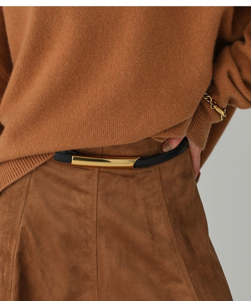 BABYLONE（バビロン）の「【ATELIER AMBOISE】リバーシブルベルト（ベルト・レディース・ライトベージュ/ダークブラウン・フリー）」の10枚目の写真