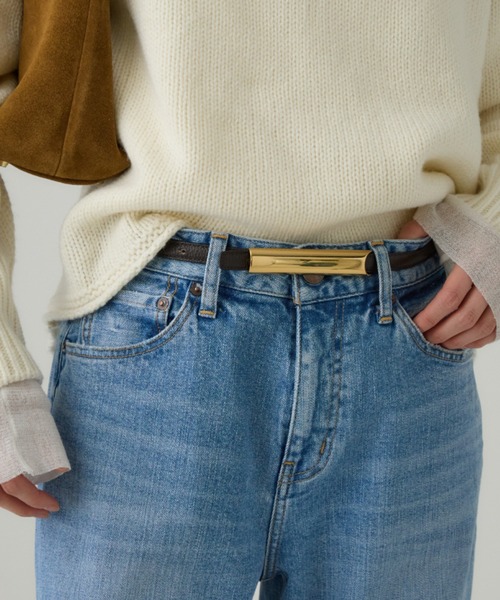 BABYLONE（バビロン）の「【ATELIER AMBOISE】リバーシブルベルト（ベルト・レディース・ライトベージュ/ダークブラウン・フリー）」の5枚目の写真