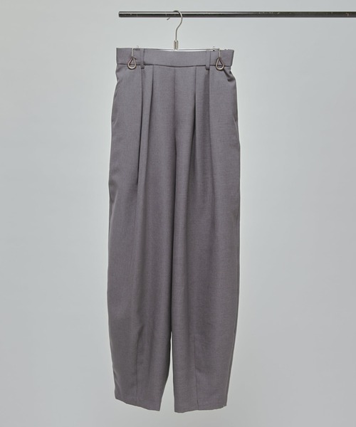 Lui's(ルイス)の「【MAY企画】コクーンタックワイドパンツ(スラックス・レディース・ブラック/グレー・36/38)」の22枚目の写真