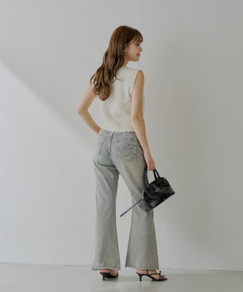 Chico(チコ)の「ノースリシャギーベスト(ベスト・レディース・ベージュ/ピンク/アイボリー/ブラック・FREE)」の18枚目の写真