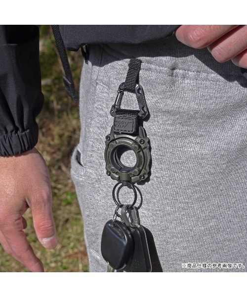 ROOT CO.（ルート）の「ROOT CO. GRAVITY CARABINER LOOP (ブラック/スモール)（キーホルダー・メンズ・ブラック・SMALL）」の5枚目の写真