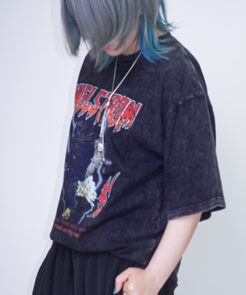 Bling Leads(ブリングリーズ)の「Z)【BLINGLEADS】JFN240901 プリントTEE 2(Tシャツ/カットソー・メンズ・その他1/その他2/その他・MEDIUM/LARGE)」の16枚目の写真