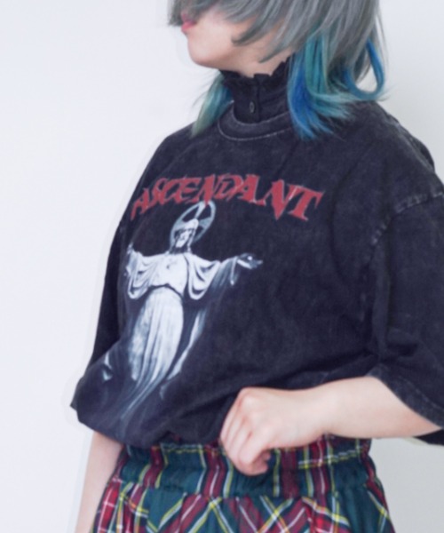 Bling Leads(ブリングリーズ)の「Z)【BLINGLEADS】JFN240901 プリントTEE 2(Tシャツ/カットソー・メンズ・その他1/その他2/その他・MEDIUM/LARGE)」の5枚目の写真