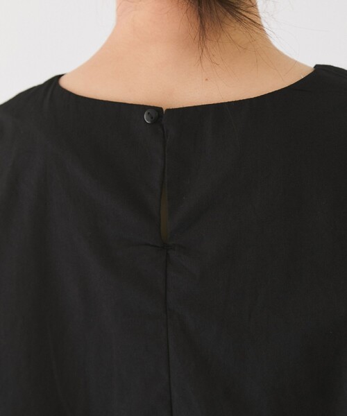 Jayro(ジャイロ)の「綿ブロードタックノースリワンピース(ワンピース・レディース・ネイビー/ブラック・M)」の15枚目の写真