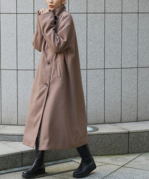 Auntie Rosa Holiday（アンティローザホリデー）の「3WAYスタンドロングコート / サイズ展開あり（チェスターコート・レディース・ブラック/アイボリー/ネイビー/ダークブラウン/ブラウン・MEDIUM/SMALL）」の10枚目の写真
