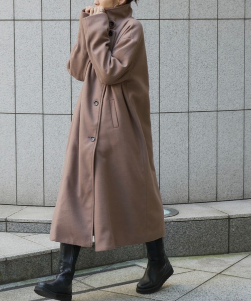 Auntie Rosa Holiday（アンティローザホリデー）の「3WAYスタンドロングコート / サイズ展開あり（チェスターコート・レディース・ブラック/アイボリー/ネイビー/ダークブラウン/ブラウン・MEDIUM/SMALL）」の11枚目の写真